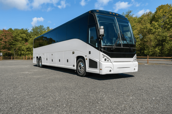 Charter Bus Rental West New York 56 Passenger Charter Bus